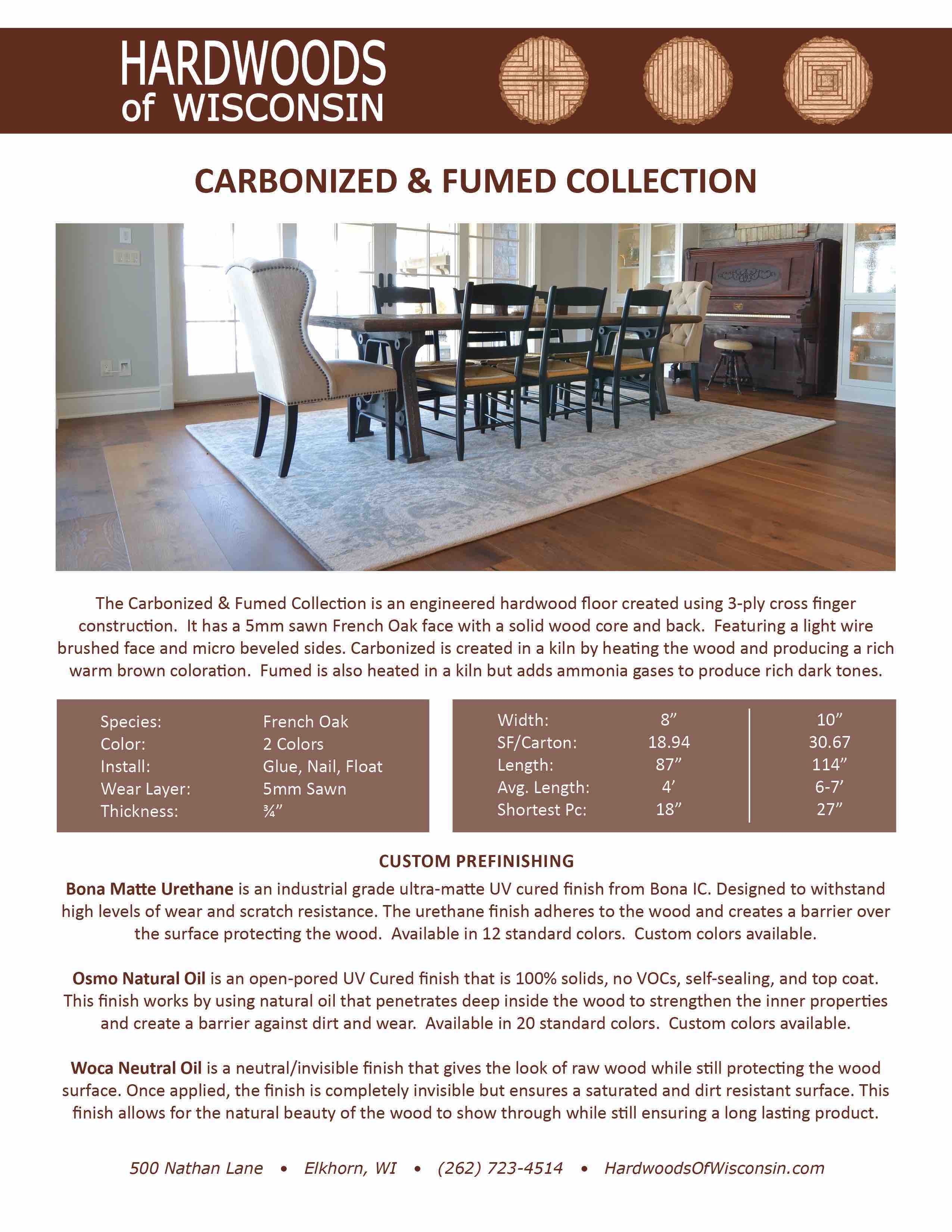 Carbonized/Fumed Collection