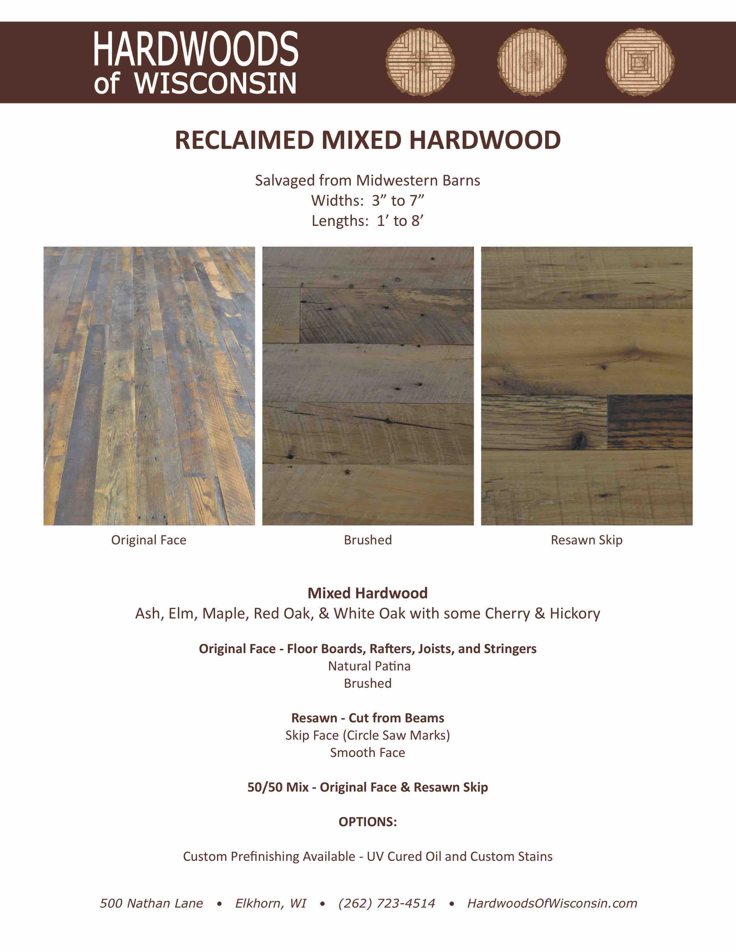 Reclaimed Mixed Hardwood